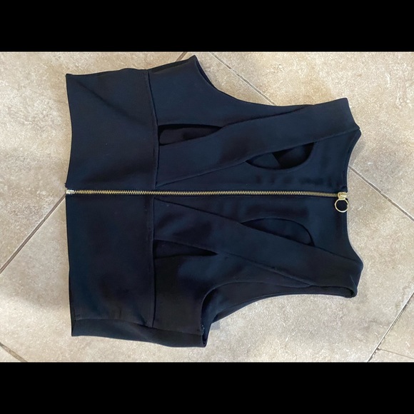 Express ladies small cross back crop top - Picture 4 of 5